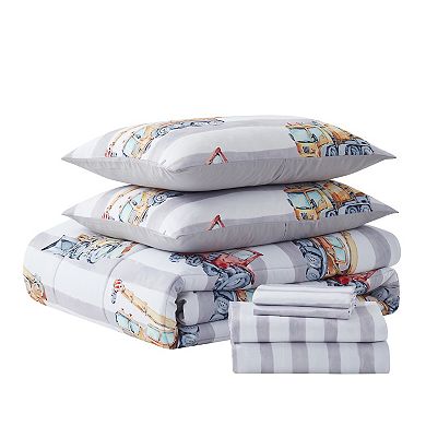 Sweet Home Collection Kid's Trucks Comforter & Sheet Set