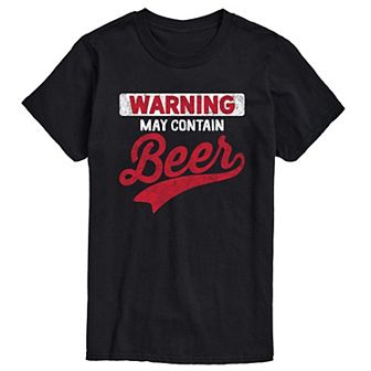 Men's May Contain Beer Tee