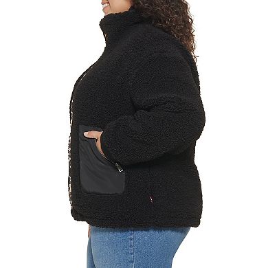 Plus Size Levi's® Cozy Teddy Sherpa Jacket