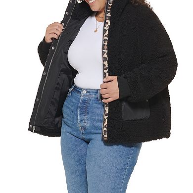 Plus Size Levi's® Cozy Teddy Sherpa Jacket