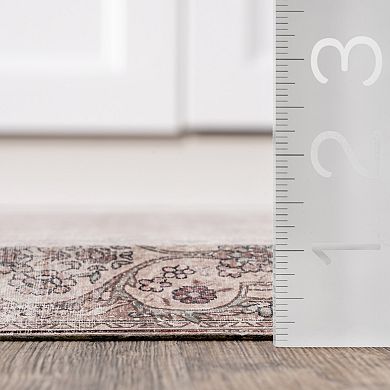 nuLoom Floral Vintage Kitchen Comfort Mat