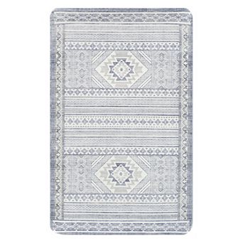 nuLoom Southwestern Bordered Kitchen Comfort Mat