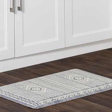 nuLoom Southwestern Bordered Kitchen Comfort Mat