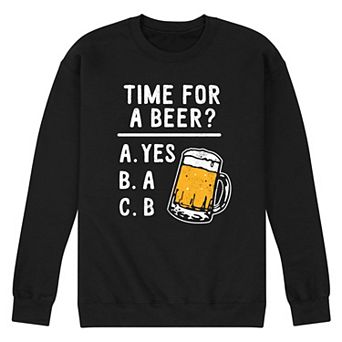Men's Time for a Beer Sweatshirt