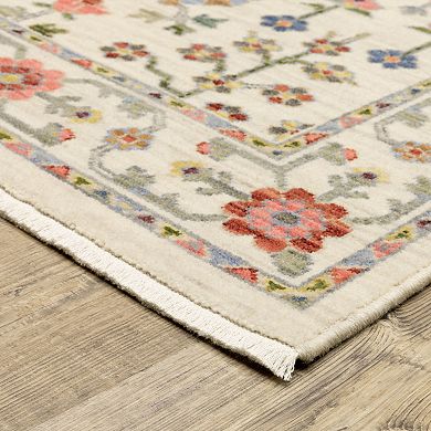 StyleHaven Lawson Traditional Floral Indoor Area Rug