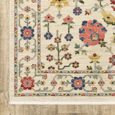 StyleHaven Lawson Traditional Floral Indoor Area Rug