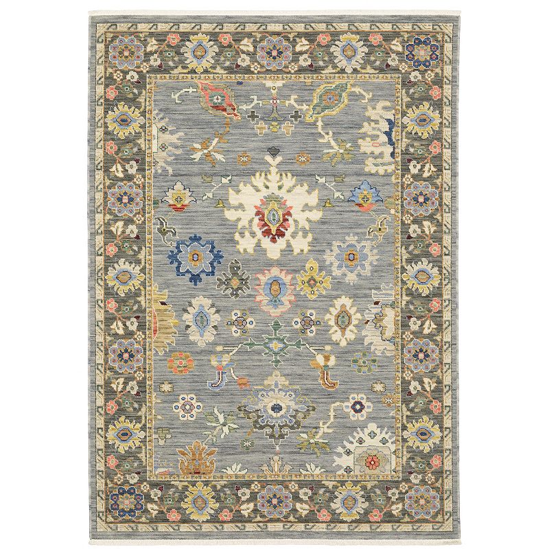 StyleHaven Lawson Traditional Classic Indoor Area Rug, Blue, 10X13 Ft