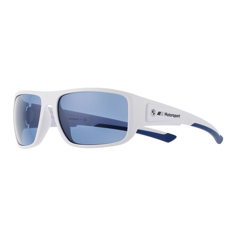 BMW Motorsport Polarized Wrap Sunglasses, Size: Medium, White