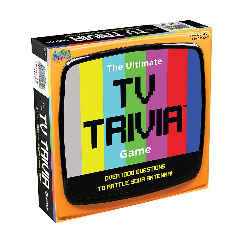 AreYouGame The Ultimate TV Trivia Game, Multicolor