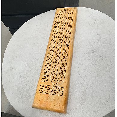 Solid Wood Cribbage Board Game