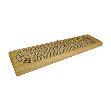 Solid Wood Cribbage Board Game