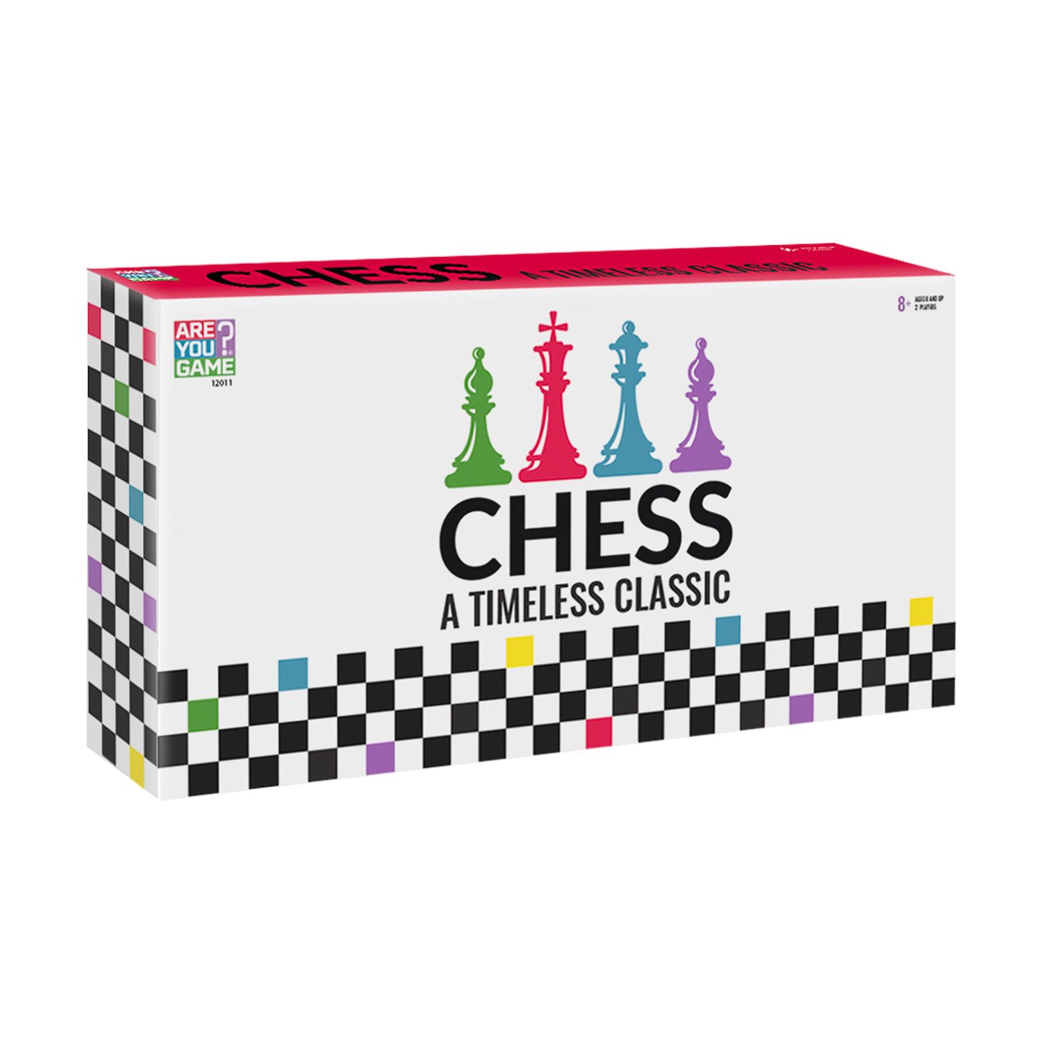 Trademark Games Modern Chess Set - Acrylic Chess Board with 32