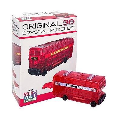 3D London Bus 53-Piece Crystal Puzzle