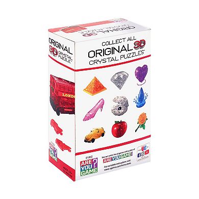 3D London Bus 53-Piece Crystal Puzzle