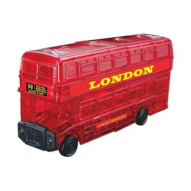 3D London Bus 53-Piece Crystal Puzzle