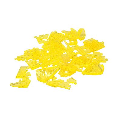 3D Crystal Puzzle - Classic Car (Yellow): 53 Pcs