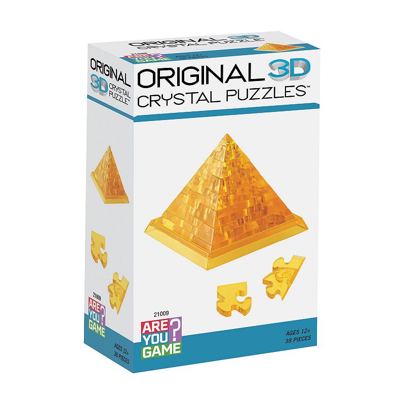3D Crystal Puzzle - Pyramid, Multicolor