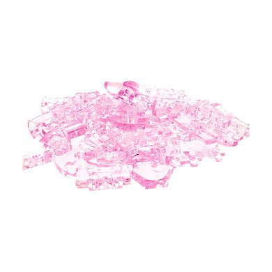 AREYOUGAMECOM 44-Piece 3D Crystal Pink Slipper Puzzle