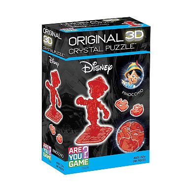 3D Crystal Puzzle Disney Pinocchio Red