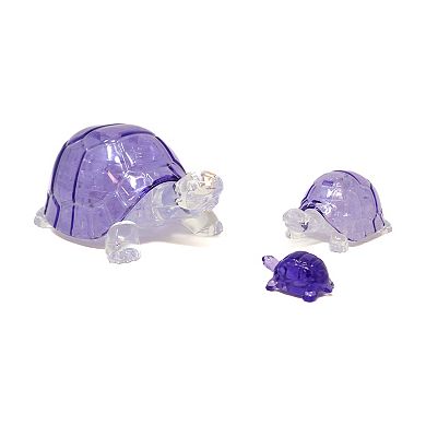 3D Turtles 37-Piece Crystal Puzzle