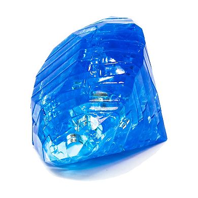 3D Crystal Puzzle - Topaz (Blue): 43 Pcs