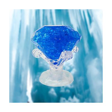 3D Crystal Puzzle - Topaz (Blue): 43 Pcs