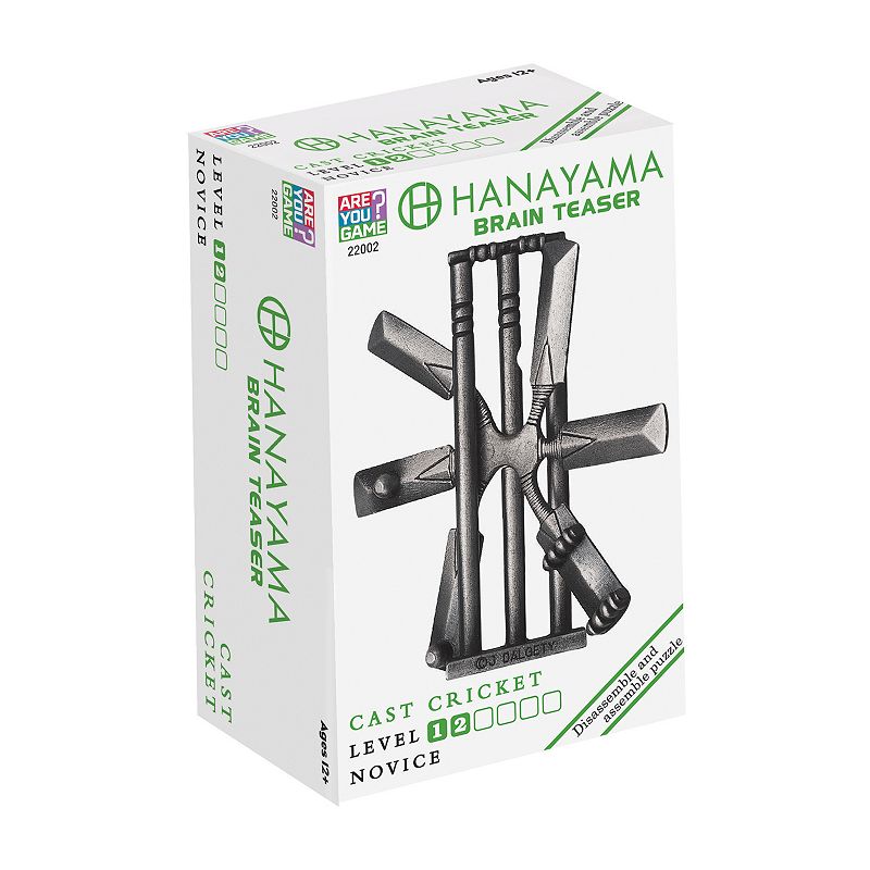 Hanayama Level 2 Cricket Cast Puzzle, Multicolor