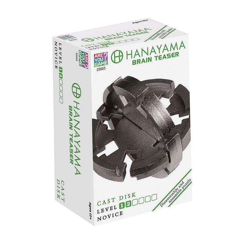 Hanayama Level 2 Cast Puzzle - Disk, Multicolor