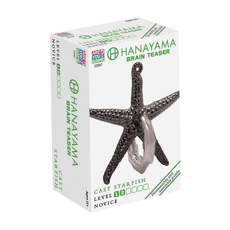 Hanayama Level 2 Cast Puzzle - Starfish, Multicolor