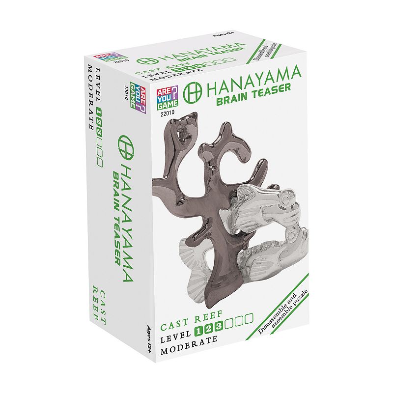Hanayama Level 3 Cast Puzzle - Reef, Multicolor