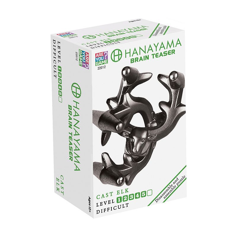 Hanayama Level 5 Elk Cast Puzzle, Multicolor