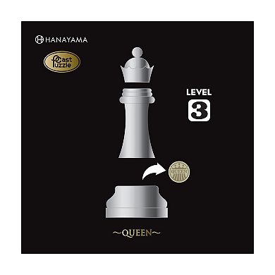 Hanayama Level 3 Cast Chess Puz Queen