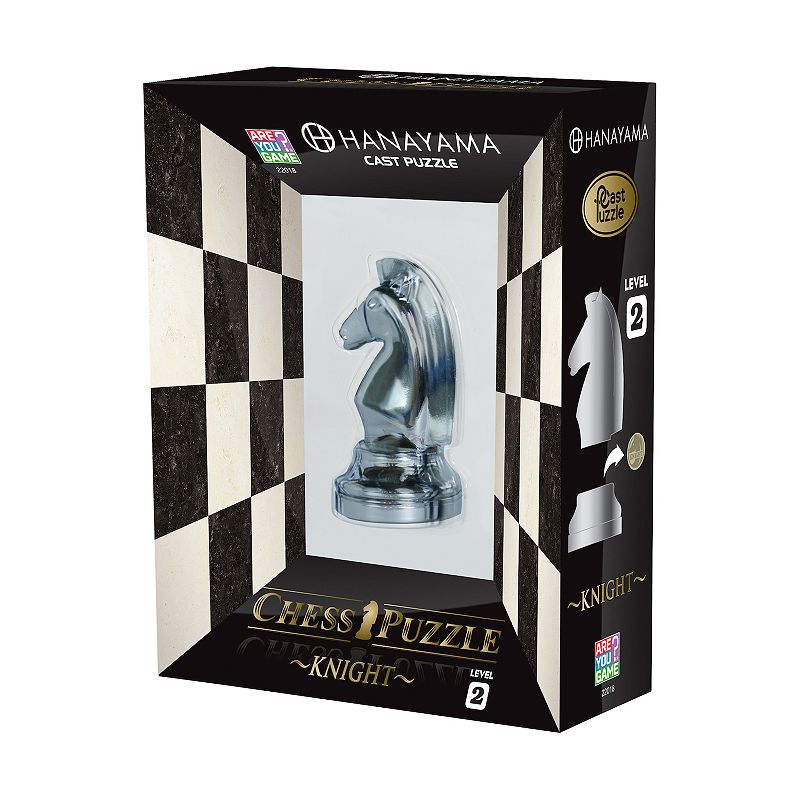 Hanayama Level 2 Cast Chess Puz Knight, Multicolor