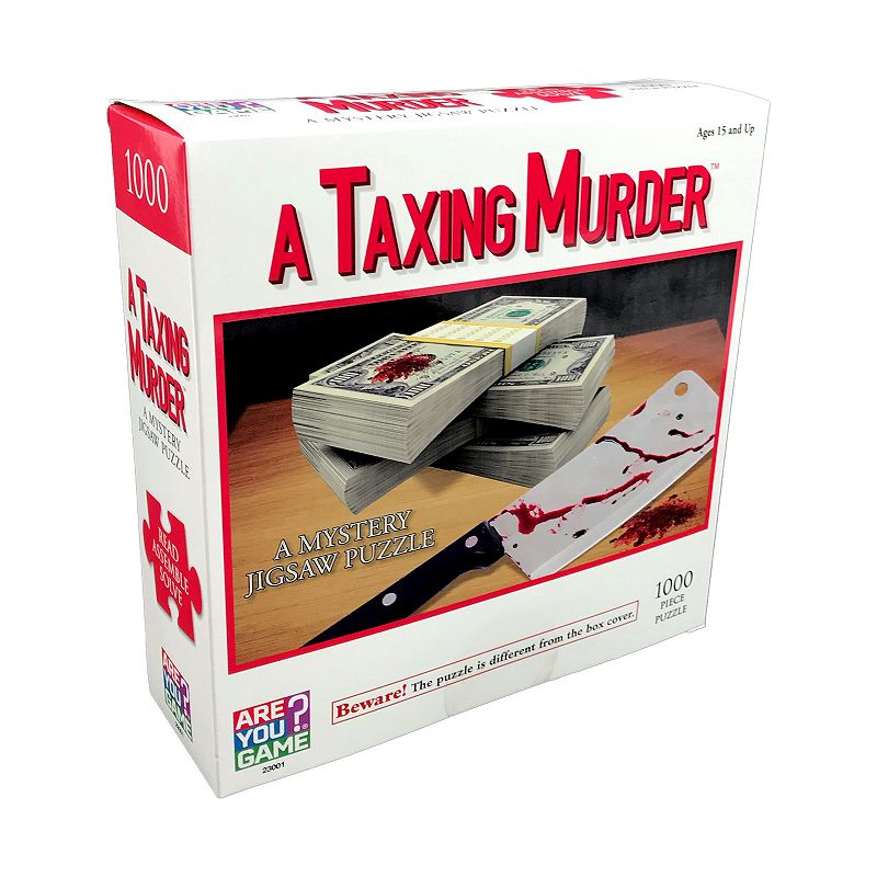 77029679 A Taxing Murder Classic Mystery Jigsaw Puzzle: 100 sku 77029679