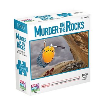 Murder on the Rocks Classic 1000 pc Mystery Jigsaw Puzzle