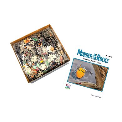 Murder on the Rocks Classic 1000-Piece Mystery Jigsaw Puzzle