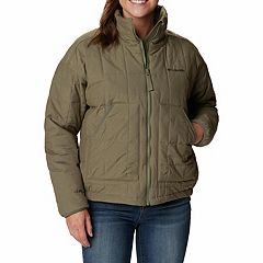 Columbia Jacket Womens Small Green Fleece Lined Full Zip Windbreaker I –  Goodfair