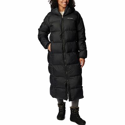 Columbia long black winter fashion coat