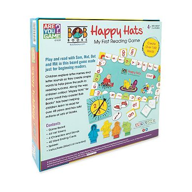 Bob Books Happy Hats My First Reading Game