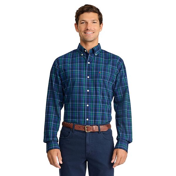 Men's IZOD Holiday Tartan Button-Down Shirt