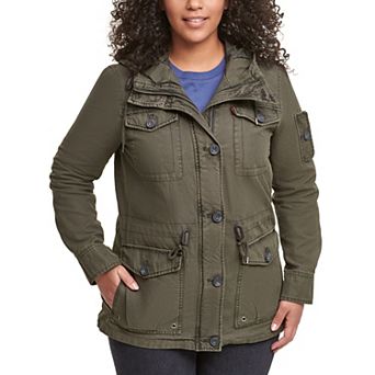 Plus Size Levi's® Hooded Cotton Anorak Jacket