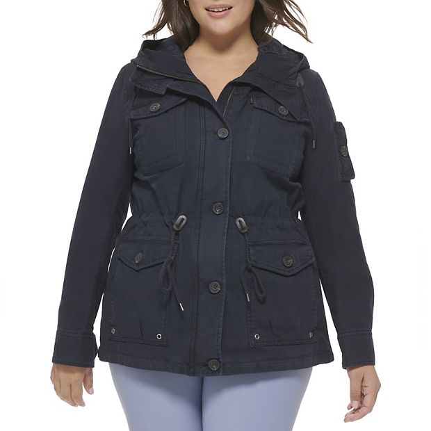 Women's levi's clearance hooded anorak jacket