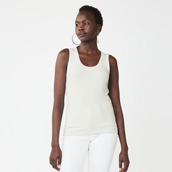 Women's Nine West Fitted Rib Tank Top