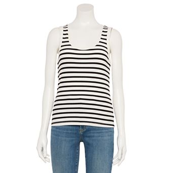 Women's Nine West Fitted Rib Tank Top