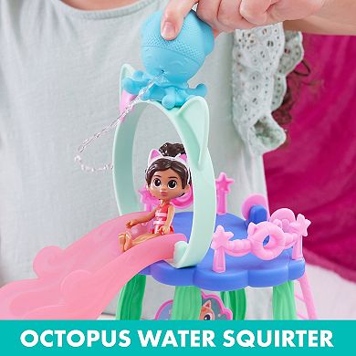 Spin Master Gabby’s Dollhouse Purr-ific Pool Playset with Gabby and MerCat Figures