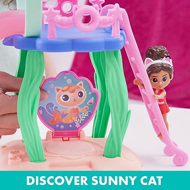 Spin Master Gabby’s Dollhouse Purr-ific Pool Playset with Gabby and MerCat Figures