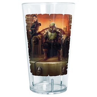 Star Wars Boba Painterly Throne 24-oz. Tritan Glass