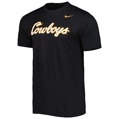 Men's Nike Black Oklahoma State Cowboys Script Performance T-Shirt