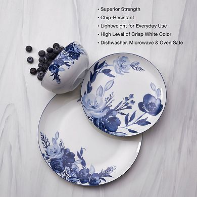 Mikasa Darcy 12-Piece Bone China Dinnerware Set