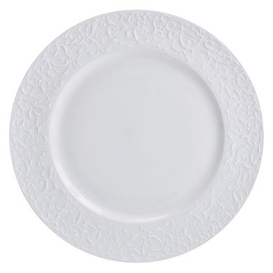 Mikasa Embossed Parchment 18-Piece Bone China Dinnerware Set